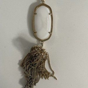 Long pendant necklace Kendra Scott White